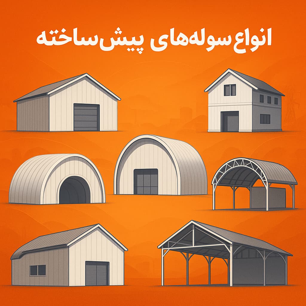 انواع سوله های پیش ساخته