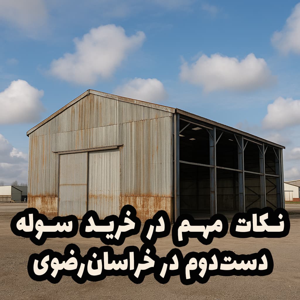 خرید سوله دست دوم در خراسان رضوی