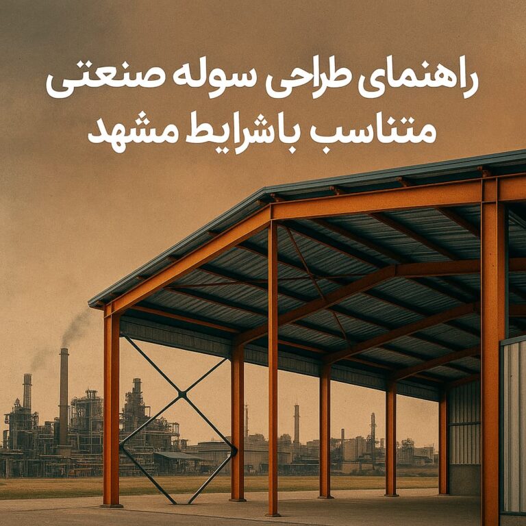 راهنمای طراحی سوله صنعتی متناسب با شرایط مشهد