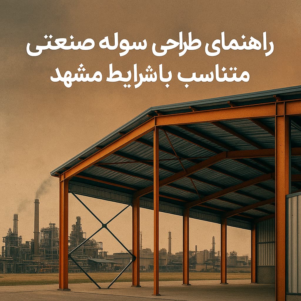 راهنمای طراحی سوله صنعتی متناسب با شرایط مشهد