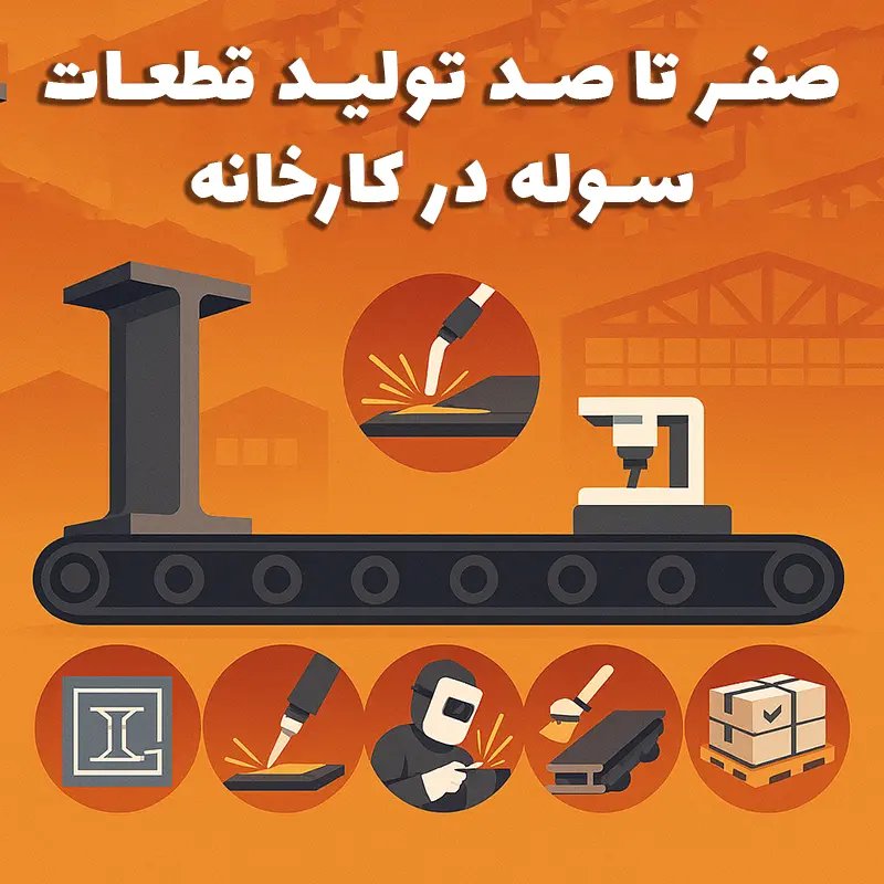 تولید قطعات سوله در کارخانه سوله بارون